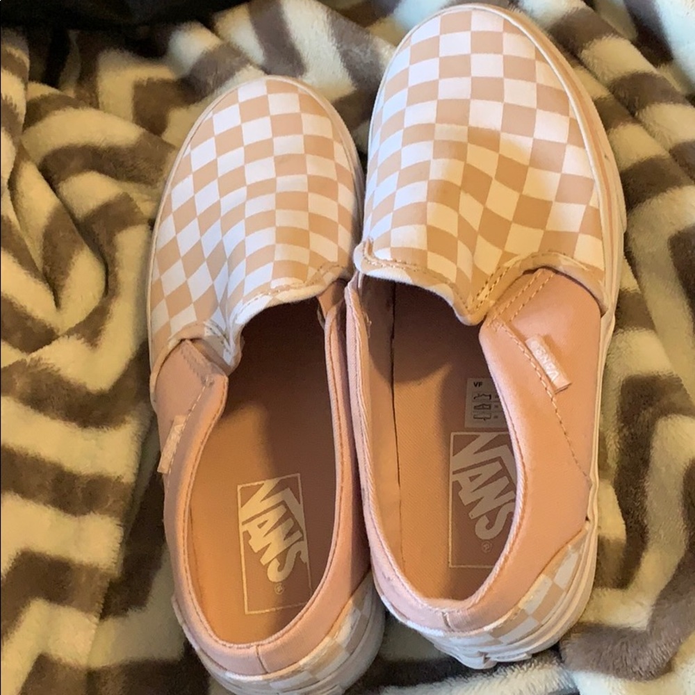 Vans Asher pink checkered